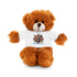 Custom Photo Festive Poinsettia Stuffed Animals with Tee